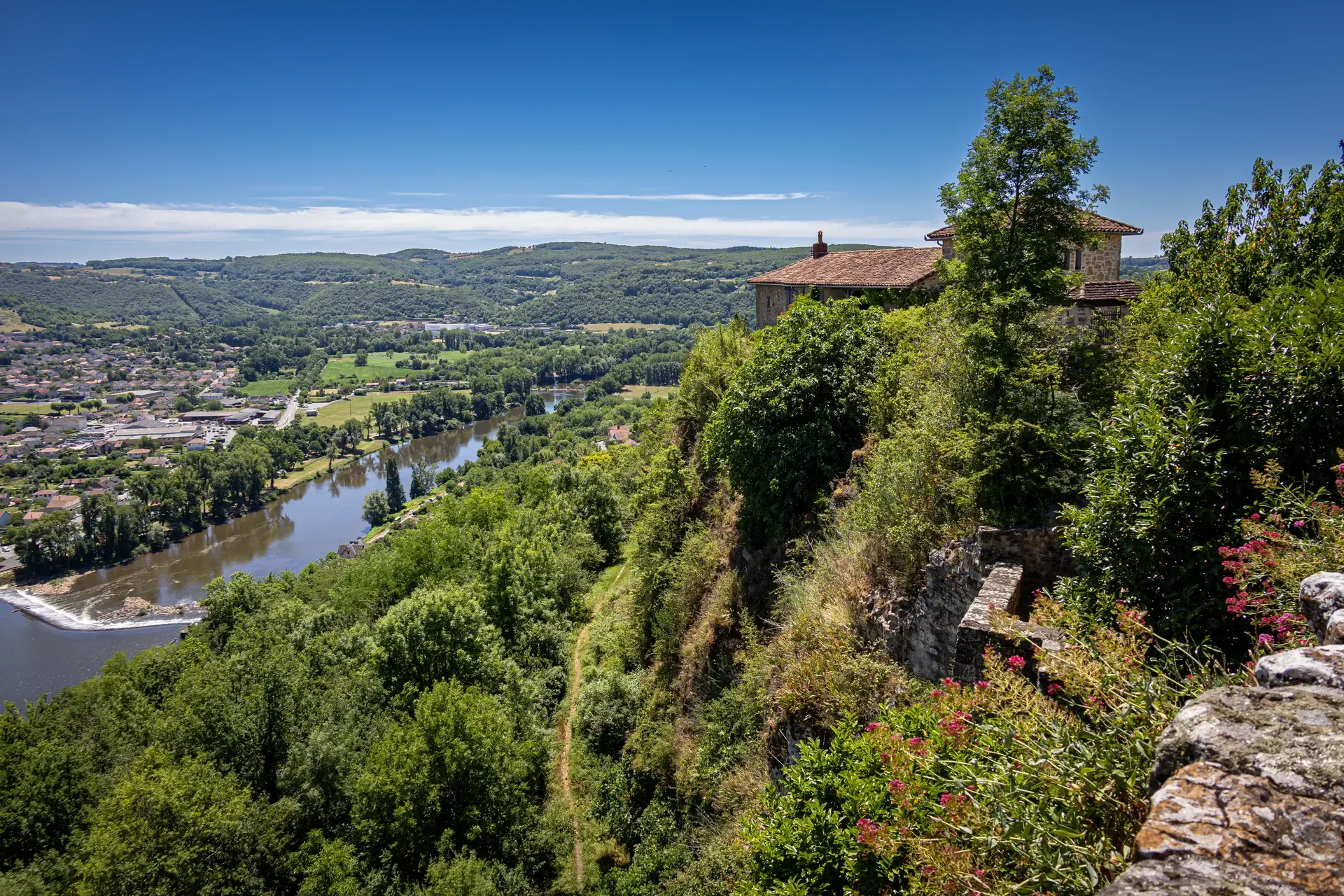 Landschaft Capdenac Gare