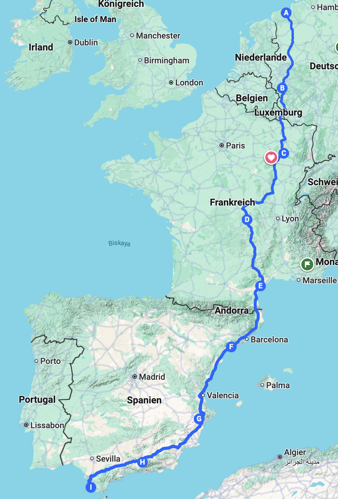 Tourkarte